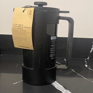 Bodum x Starbucks Sleek Black French Press Coffee Maker